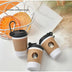 Coffee Cup Design Dog Waste Bag Dispenser
