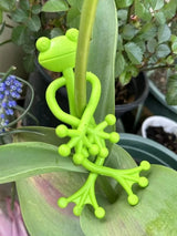 1/2/5pc Frog Shaped Plant Stand Tomato Plant Support Green Twist Garden Plant Supporter Adjustable DIY Vine Climbing Holders