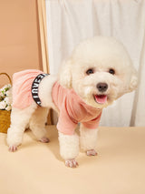 Two Piece Dog Dress Dog Shirt and Skirt Puppy Vest Clothes with Tutu Shirt Pet Sports Dress Clothes for Small Dogs Kittens