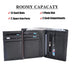 Genuine Leather Vertical Bifold RFID Wallet