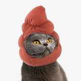 Halloween Funny Pet Cat Cap Costume Warm Rabbit Hat ，New Year Party Pet Dog Christmas Cosplay Accessories Photo Props Headwear