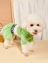 Two Piece Dog Dress Dog Shirt and Skirt Puppy Vest Clothes with Tutu Shirt Pet Sports Dress Clothes for Small Dogs Kittens