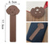 Creative 3D Leather Dog Bookmark