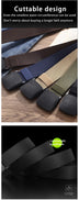 Metal-Free Casual Canvas Tactical Belt