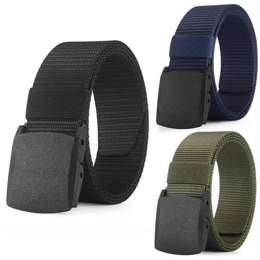 Metal-Free Casual Canvas Tactical Belt