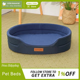 Dog Pet Beds Square Dog Bed For Large Dog Size Dog Sofa Beds Waterproof And Anti-Mite Pet Bed Inner Washable Kennel Pet Supplies