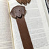 Creative 3D Leather Dog Bookmark