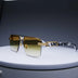 Fashion Rimless Sunglasses Men Women Populare Frameless Sun Glasses Male Female Classic Small Square Summer Traveling Shades