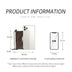 Vintage Leather Chain Wallet with RFID Protection