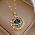 Titanium Steel Star & Planet Necklace