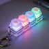 /Clickable Keyboard Keychain LED Light - Stress Anxiety Relief Fidget Toy, Portable Desktop Accessory for Office Decoration Gift