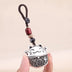 Lucky Cat Braided Rope Keychain