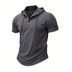 Slim Fit Short-Sleeve Hoodie