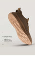 Premium Leather Lace-Up Casual Oxfords