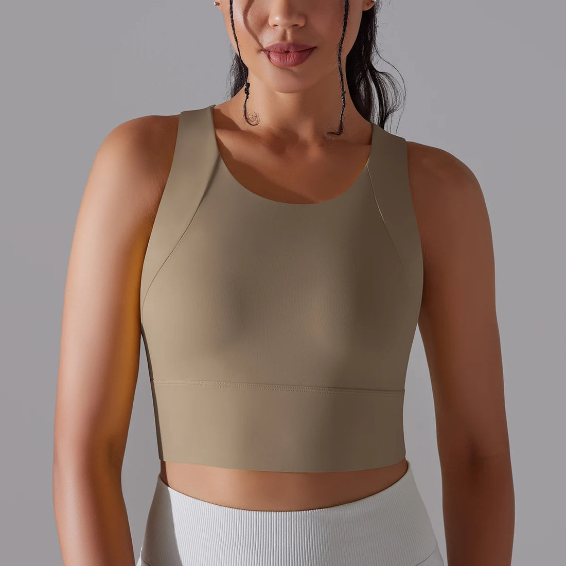Seamless Elastic Sports Bra