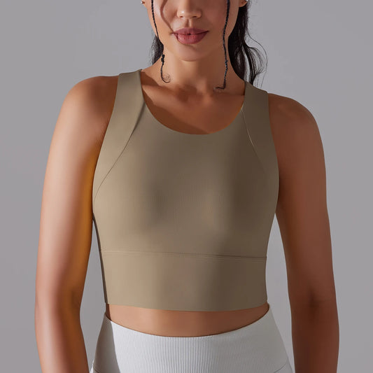 Seamless Elastic Sports Bra