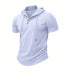 Slim Fit Short-Sleeve Hoodie