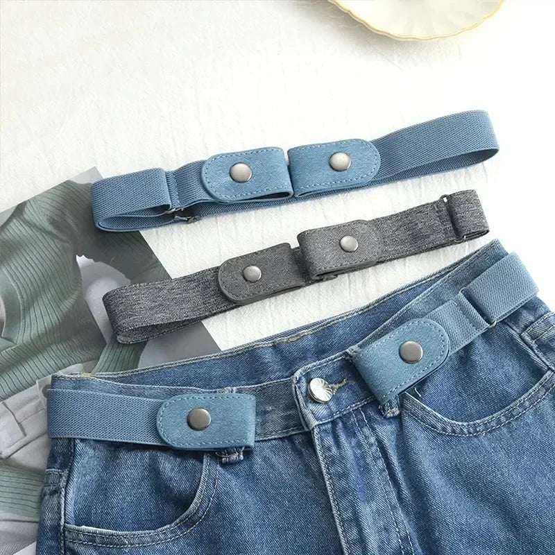 Buckle-Free Canvas Stretch Belt