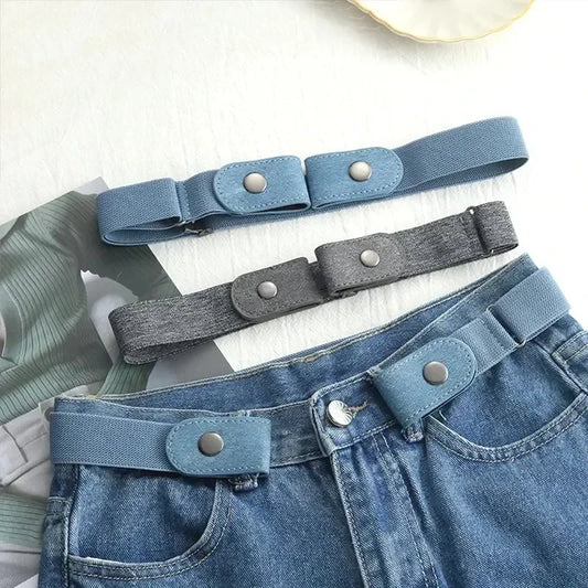 Buckle-Free Canvas Stretch Belt