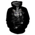 Black and White Cat 3D Print Hoodie