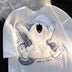 Kawaii Sleeping Cat Embroidered T-Shirt
