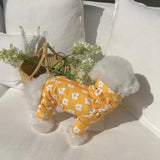 Ins multi in one waterproof heart-shaped cloud print pet raincoat  Dog Model Cute Hooded Dog Clothes Mascotas Dog Costume