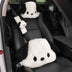 Plush Puppy Car Headrest & Lumbar Pillow