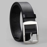 2026 New Luxury Unisex PU Leather Belt-Metal Pin Buckle, High Quality Designer Waist Strap for Men Women Jeans Durable Versatile