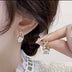 925 Silver Needle Korean Fashion Zircon Geometric Earrings For Women Jewelry 2026 Trending Luxury Crystal Cross Stud Earrings
