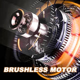 12 Inch Brushless Handheld Electric Saw Cordless Rechargeable Chainsaw Wood Cutting Woodwork Garden Tools For Makita 18V Battery