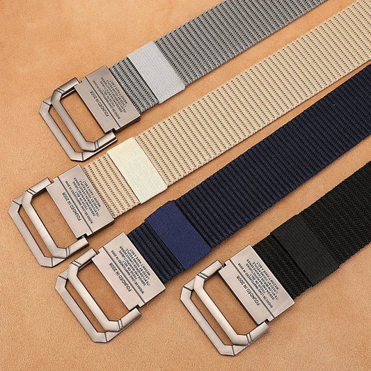 Tactical Nylon Webbing Canvas Belt