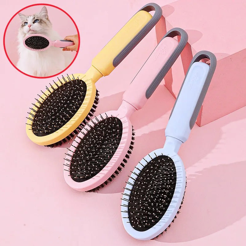 Double-Sided Pet Grooming Brush