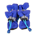 4pcs Waterproof Pet Dog Shoes Anti-slip Rain Snow Boot Thick Warm For  Small Cats Dogs Puppy Dog Socks Booties