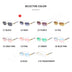 Rimless Square Gradient Sunglasses