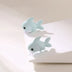 Cartoon Animal Bite Stud Earrings