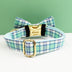 Plaid Dog Collar & Leash Set