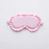 Silk ruffle blackout sleep eye mask