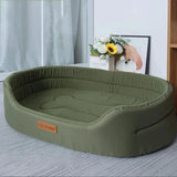 Dog Pet Beds Square Dog Bed For Large Dog Size Dog Sofa Beds Waterproof And Anti-Mite Pet Bed Inner Washable Kennel Pet Supplies