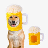Halloween Funny Pet Cat Cap Costume Warm Rabbit Hat ，New Year Party Pet Dog Christmas Cosplay Accessories Photo Props Headwear