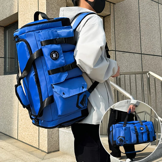 2025 New Large Capacity Travel Duffel Bag, Separate Shoe Storage Compartment, Dry Wet Separation Sports Gym Bag with Zipper 여행가방