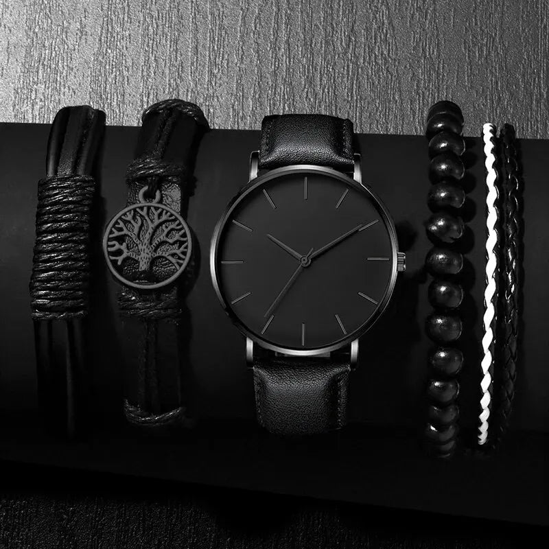 5-Piece Men's Sports Watch Set