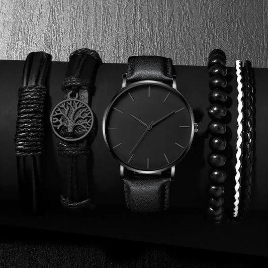 5-Piece Men's Sports Watch Set