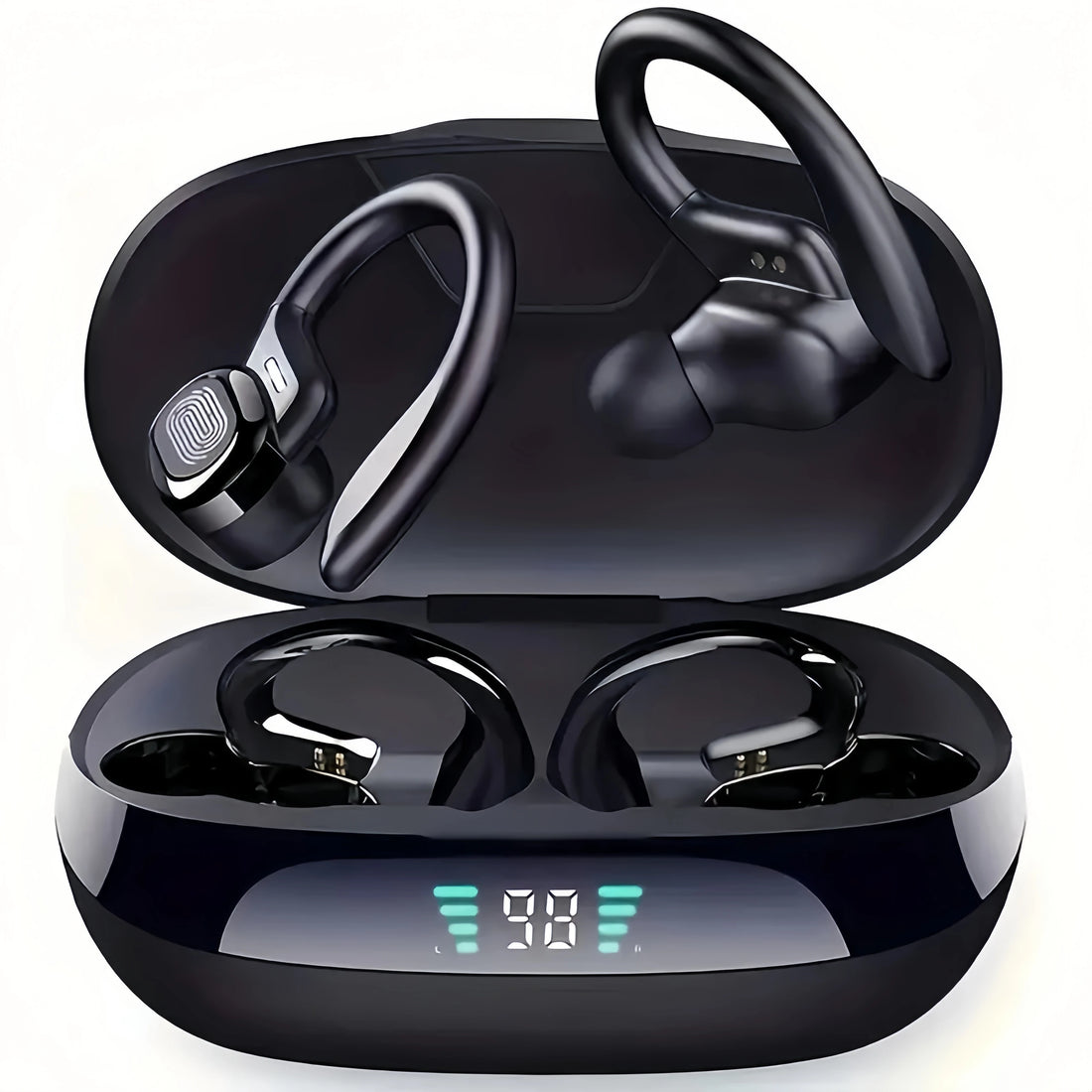 True Wireless LED Display Earbuds