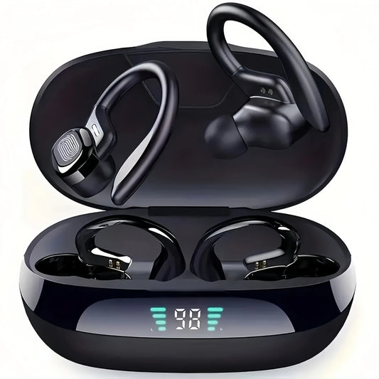 True Wireless LED Display Earbuds
