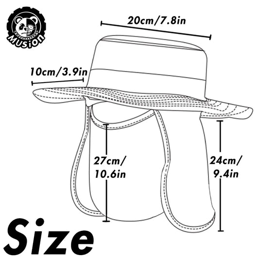 Anti-UV Outdoor Fishing Hat