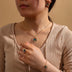 Titanium Steel Star & Planet Necklace