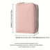Women's Double Zipper Wallet Fashion Short Credit Card Holder with Large Capacity Coin Purse