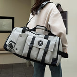 2025 New Large Capacity Travel Duffel Bag, Separate Shoe Storage Compartment, Dry Wet Separation Sports Gym Bag with Zipper 여행가방