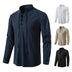 Vintage Cotton Linen V-Neck Shirt