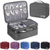 Travel cable and electronics organizer bag